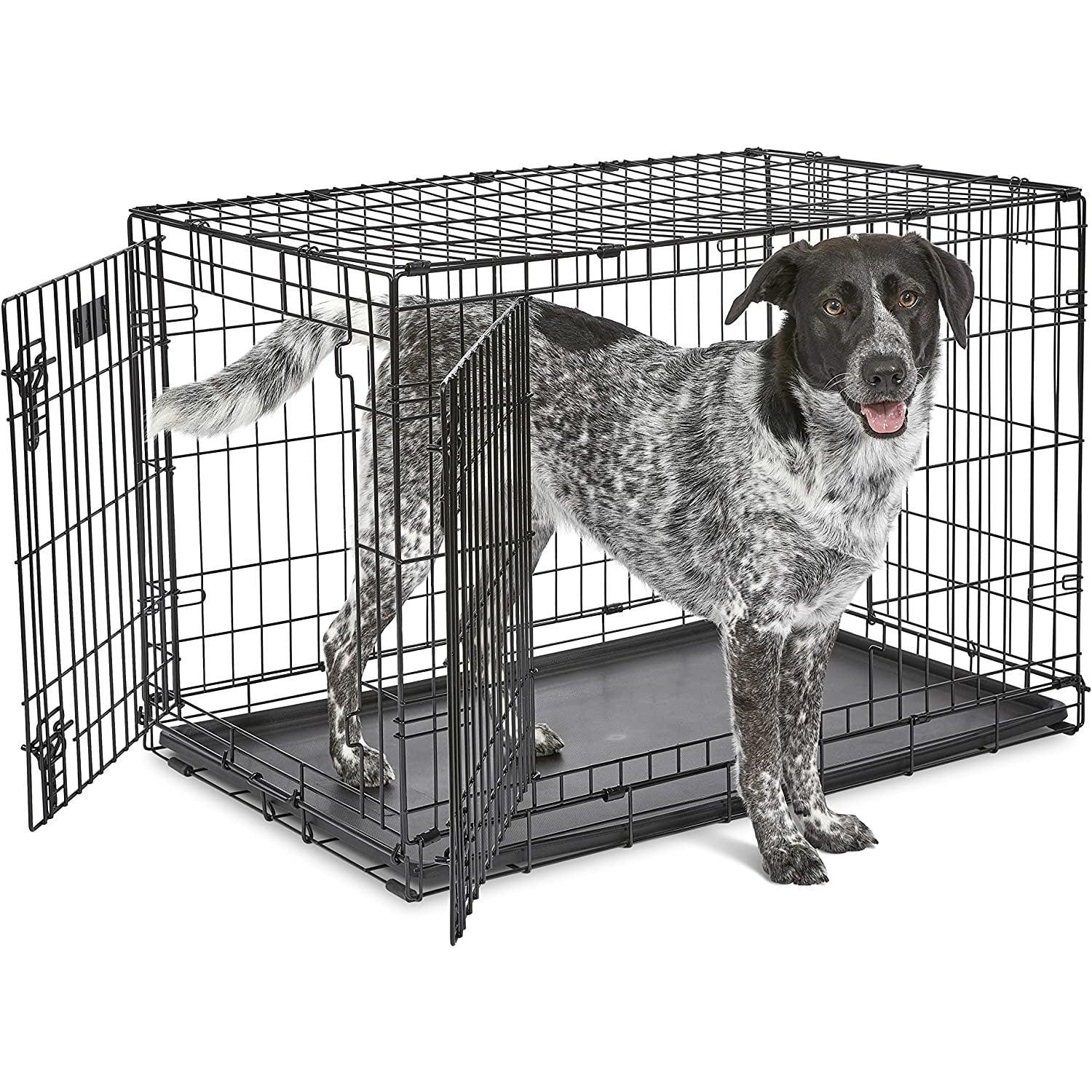 Bud'Z Deluxe Dog Crate With Double Door - Image 2