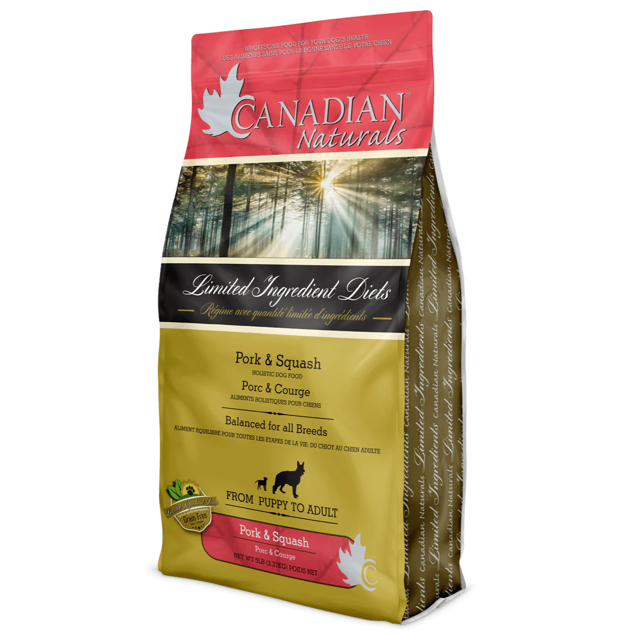 Canadian Naturals Dog Food L.I.D. Pork & Butternut Squash