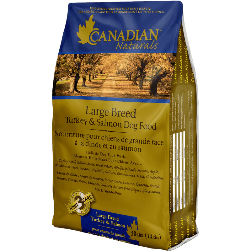 Canadian Naturals Large Breed Turkey & Salmon Dog Food