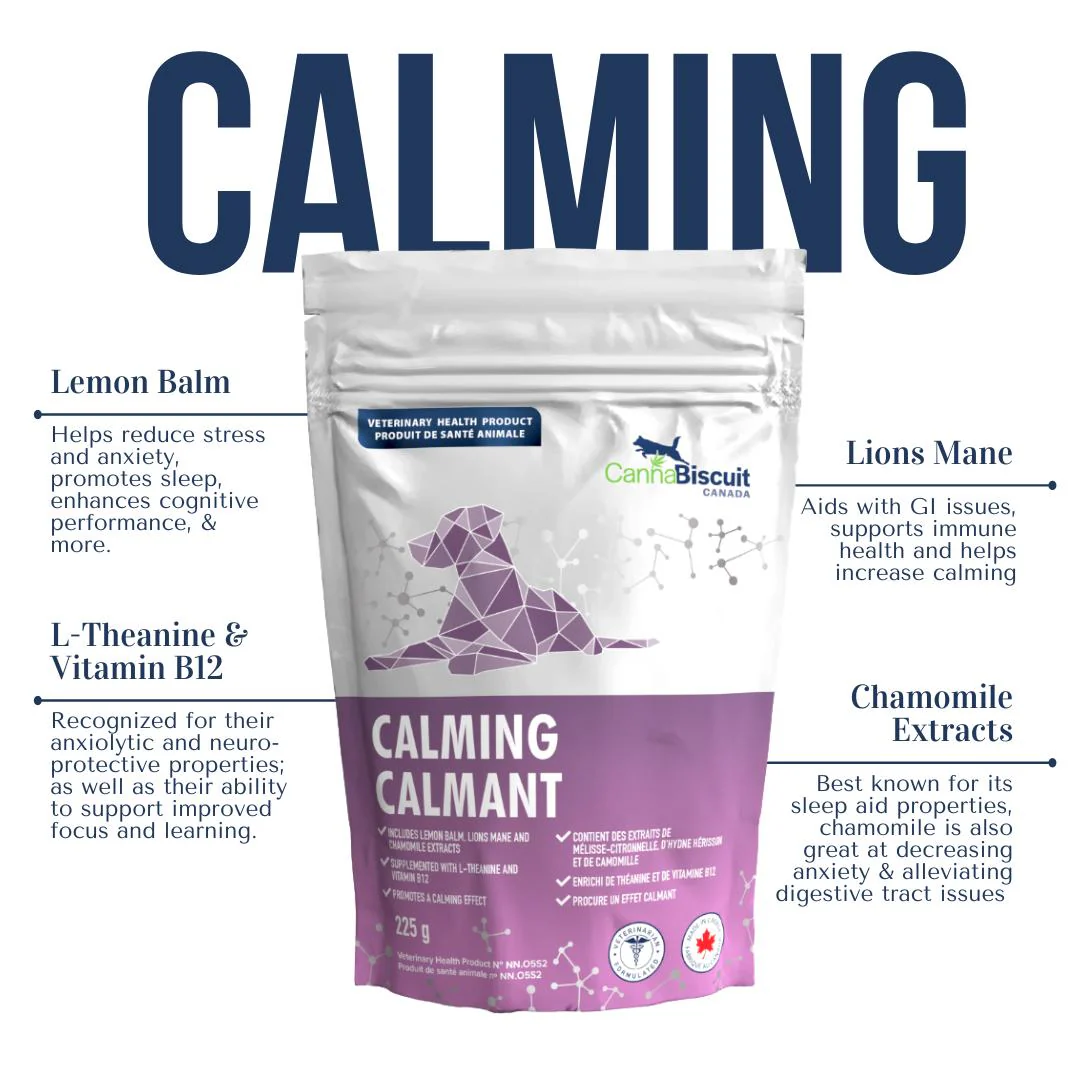 CannaBiscuit Calming with L-Theanine & Vitamin B12 for Dogs - Image 3
