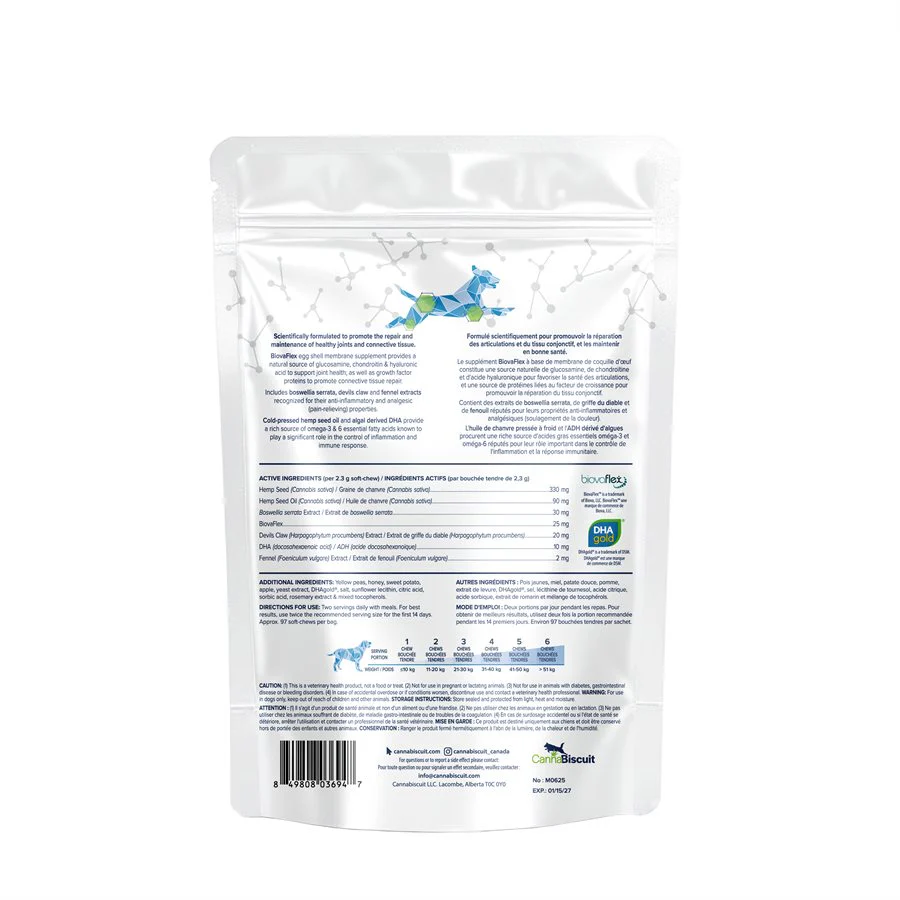 CannaBiscuit Mobility with Glucosamine & Chondroitin - Image 2