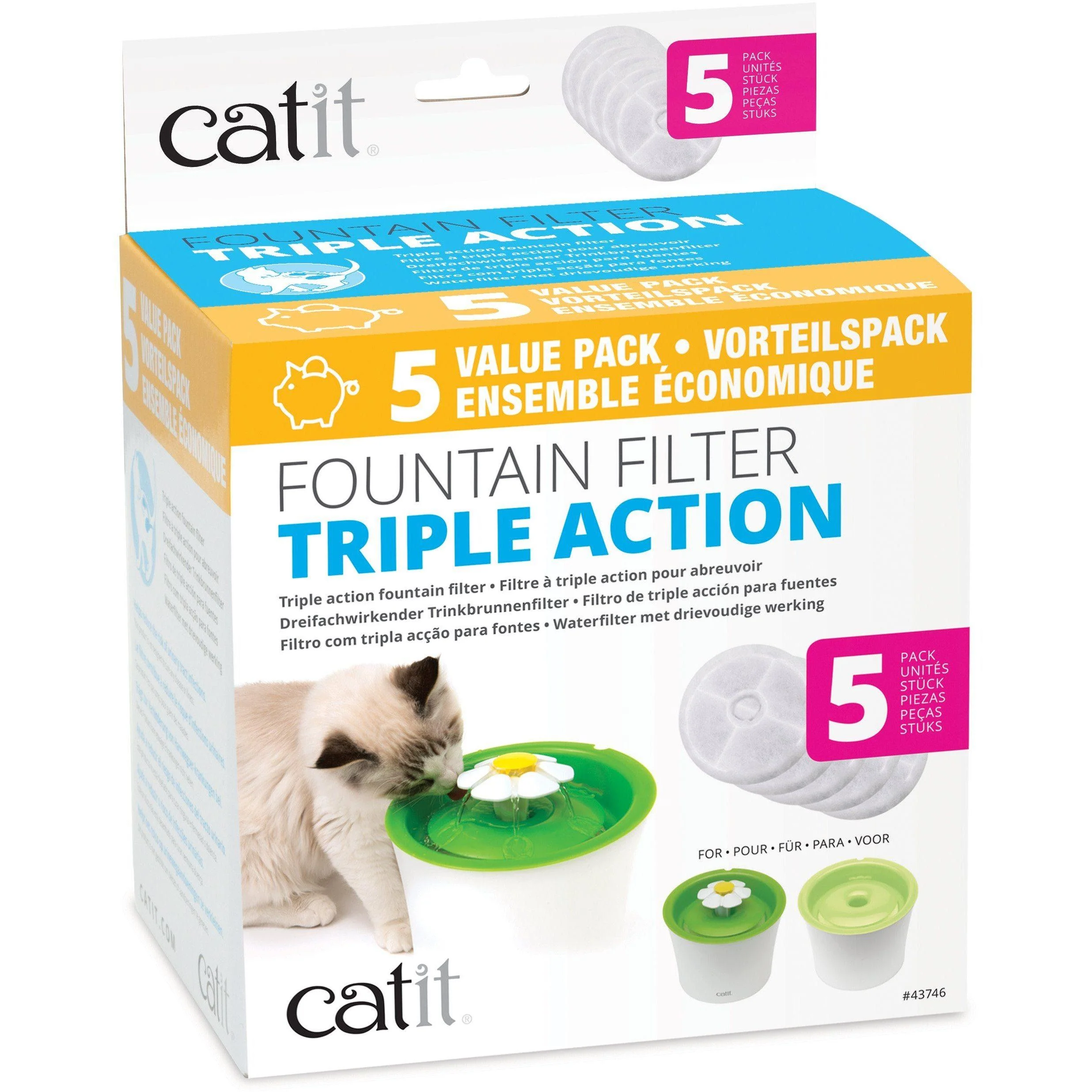 Catit 2.0 Triple Action Fountain Filter