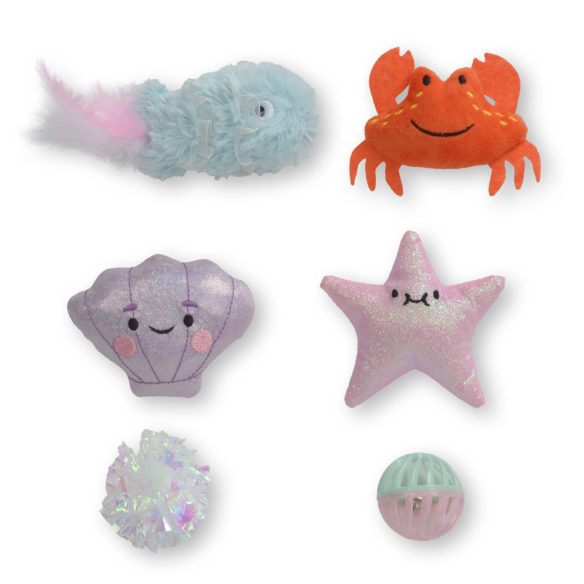 Catit Cat Toys Sea Animals Set 6 Pack - Image 2
