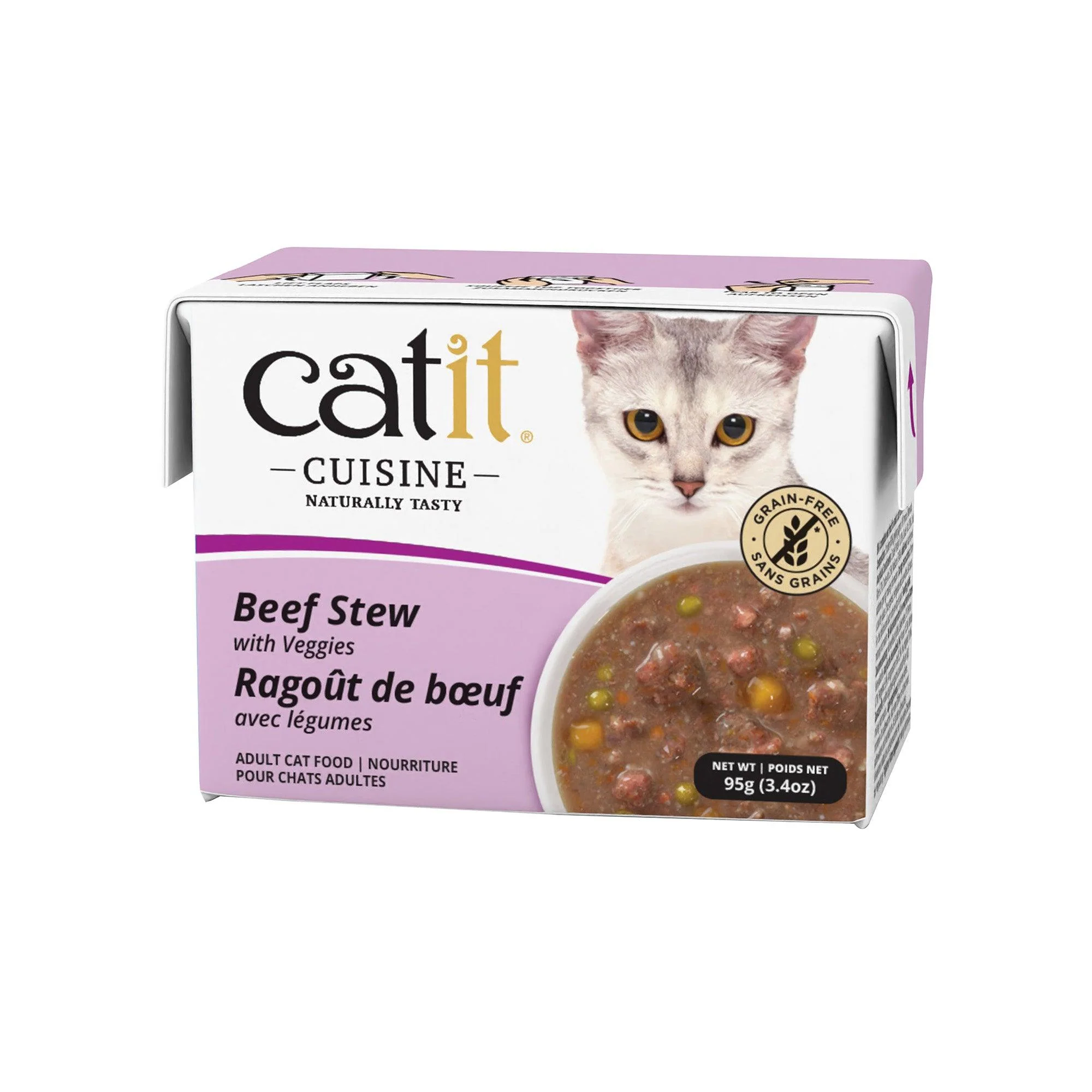 Catit Cuisine Beef Stew with Veggies Wet Cat Food