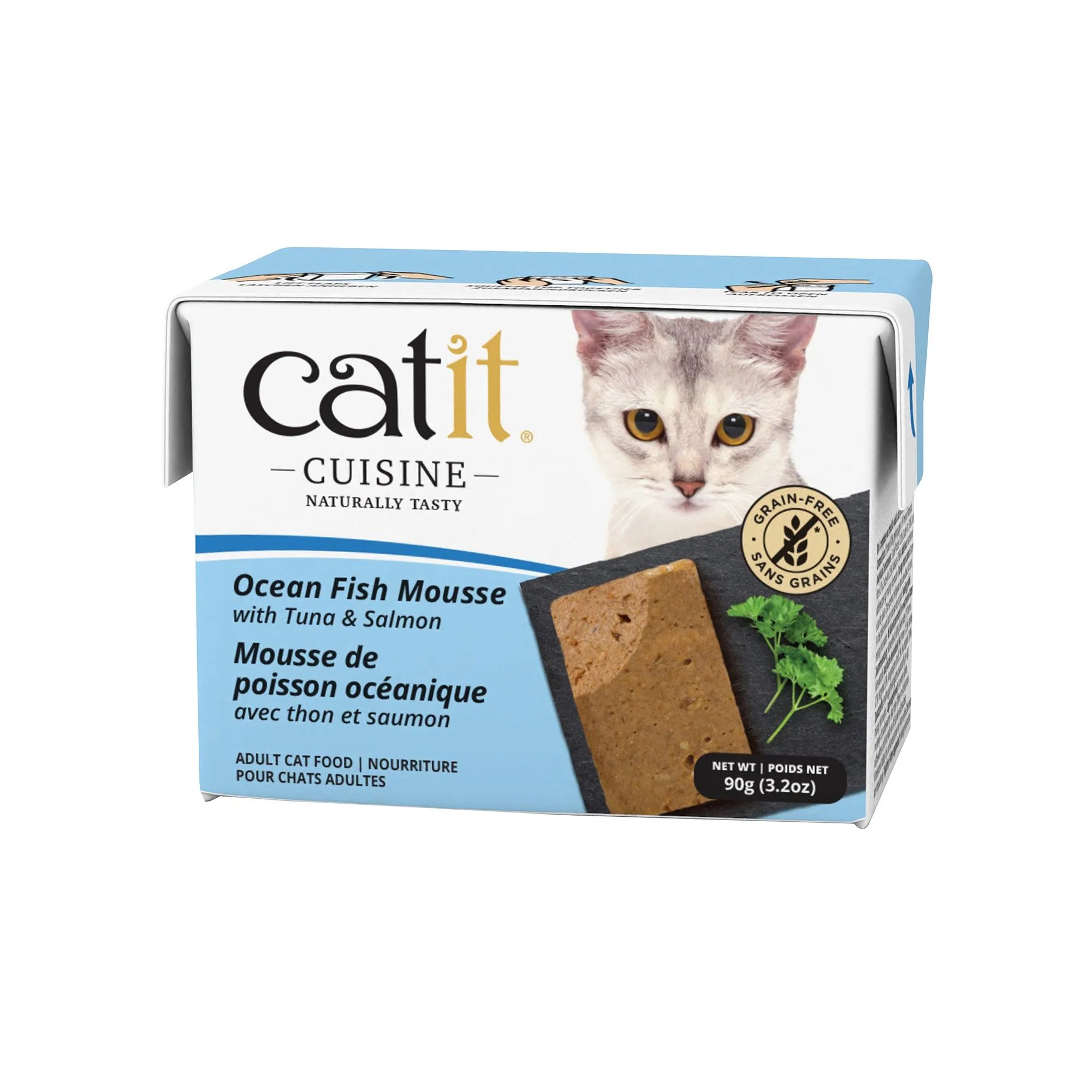 Catit Cuisine Ocean Fish Mousse with Tuna & Salmon Wet Cat Food
