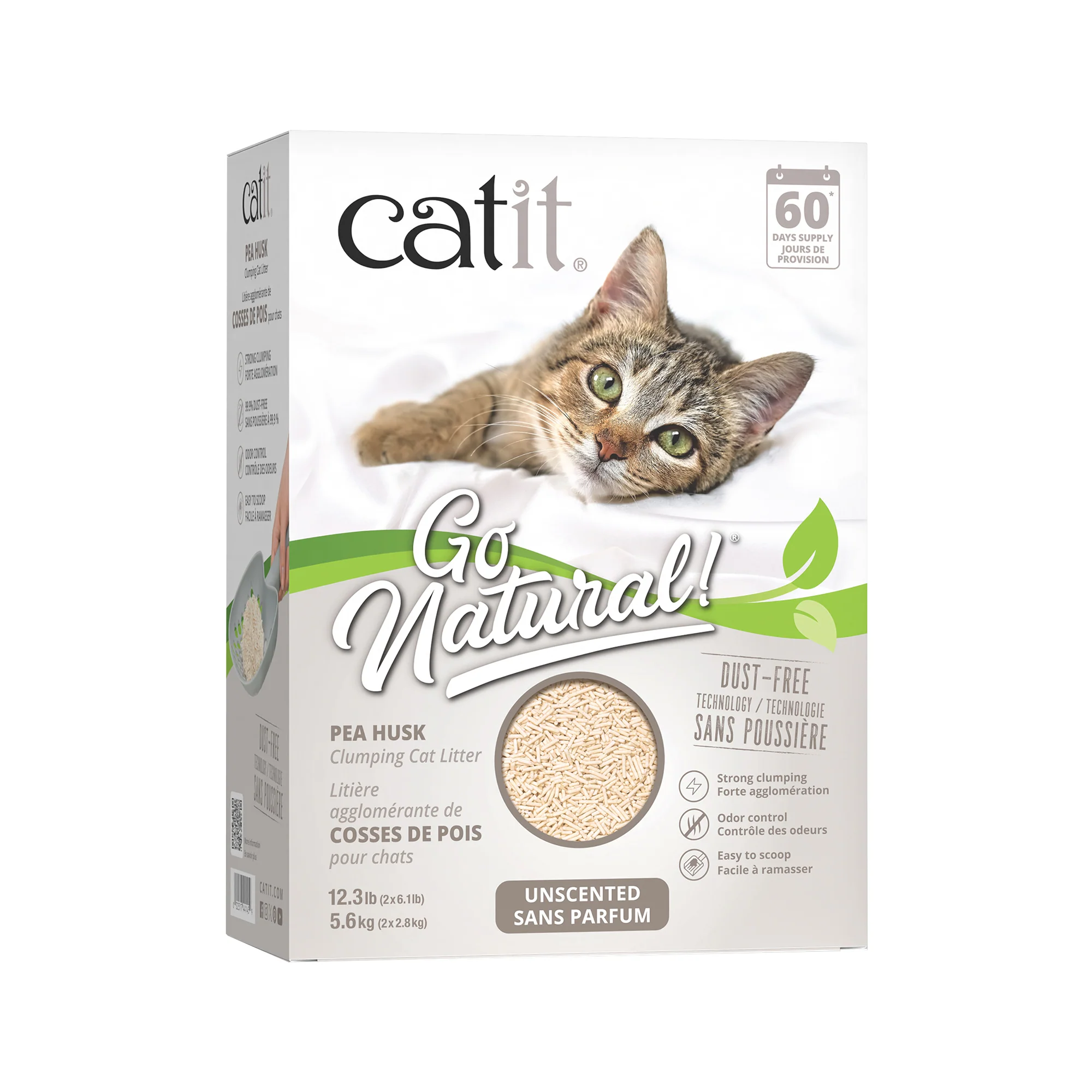 Catit Go Natural Pea Husk Litter Unscented - Image 3