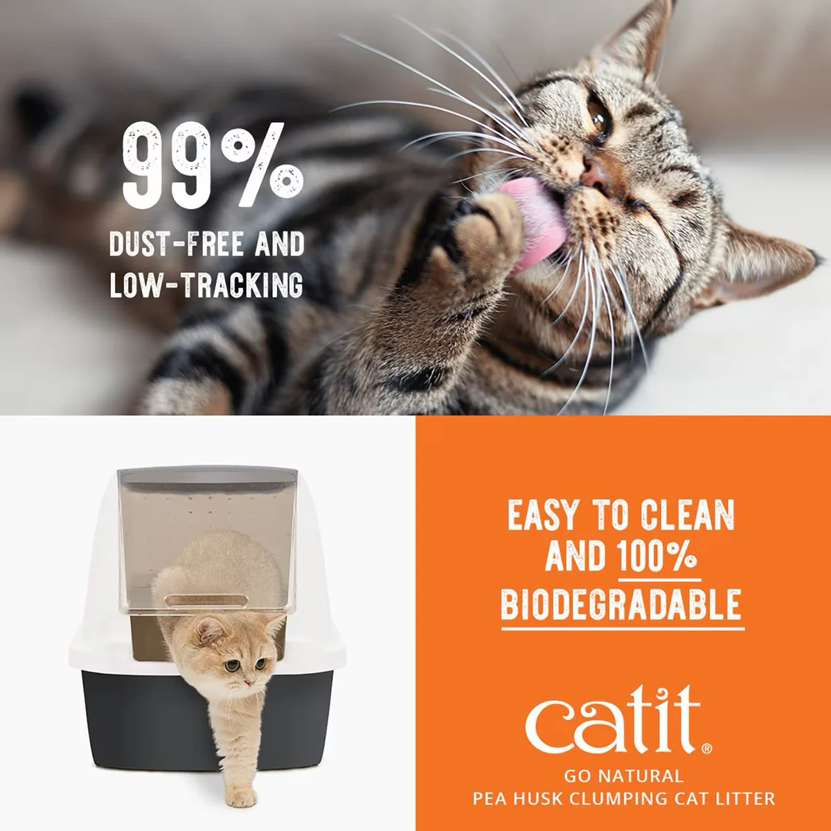 Catit Go Natural Pea Husk Litter Vanilla Scented - Image 2