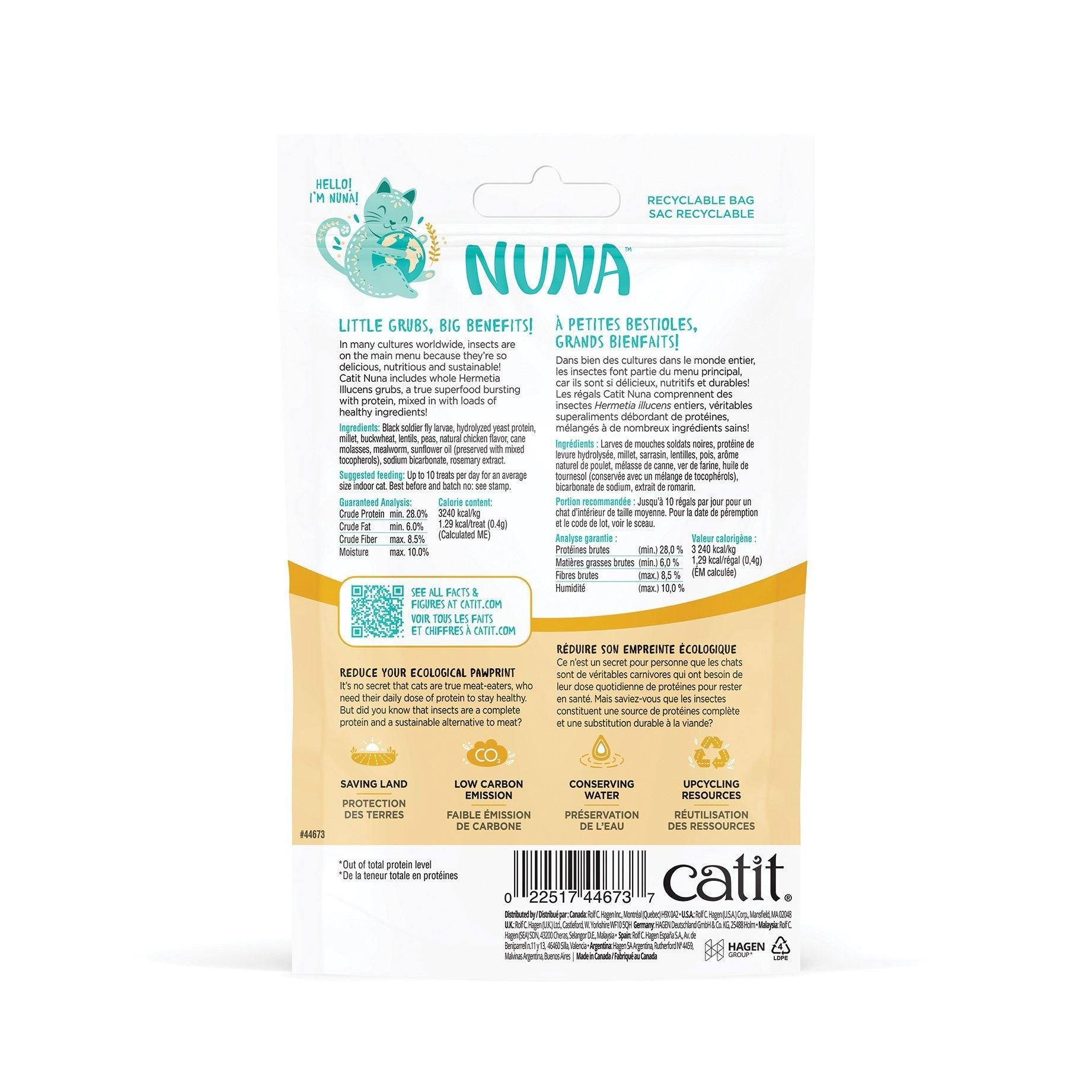 Catit Nuna Cat Treat Insect Protein Medley - Image 2