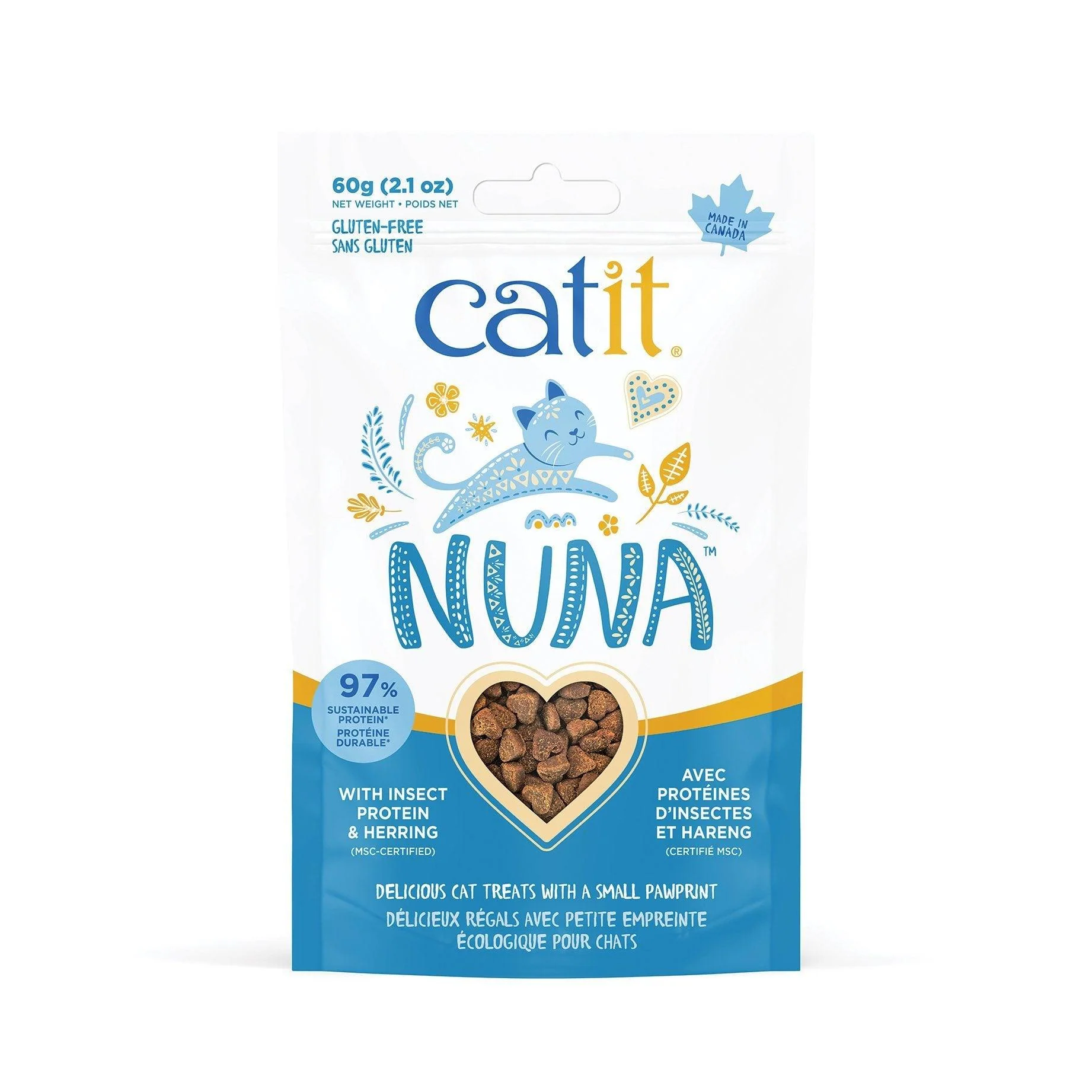 Catit Nuna Cat Treat Insect Protien & Herring