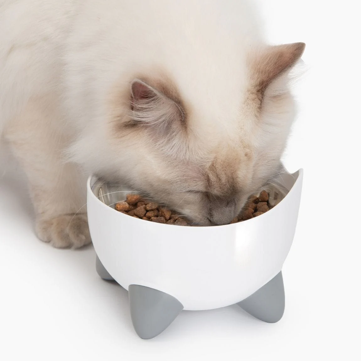 Catit Pixi Fountain White Combo with Feeding Dish & 3 Filters - Image 3