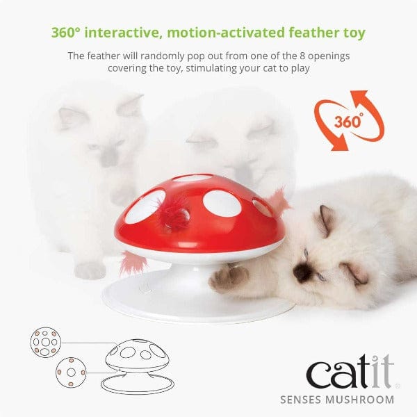 Catit Senses 2.0 Mushroom Cat Toy - Image 4