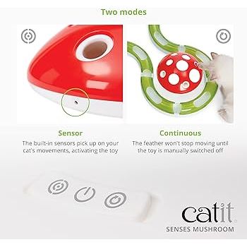 Catit Senses 2.0 Mushroom Cat Toy - Image 5