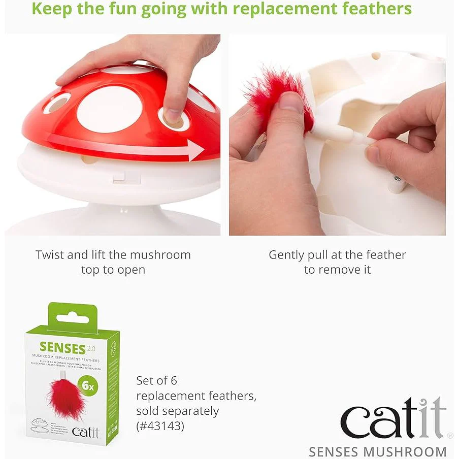 Catit Senses 2.0 Mushroom Cat Toy - Image 6