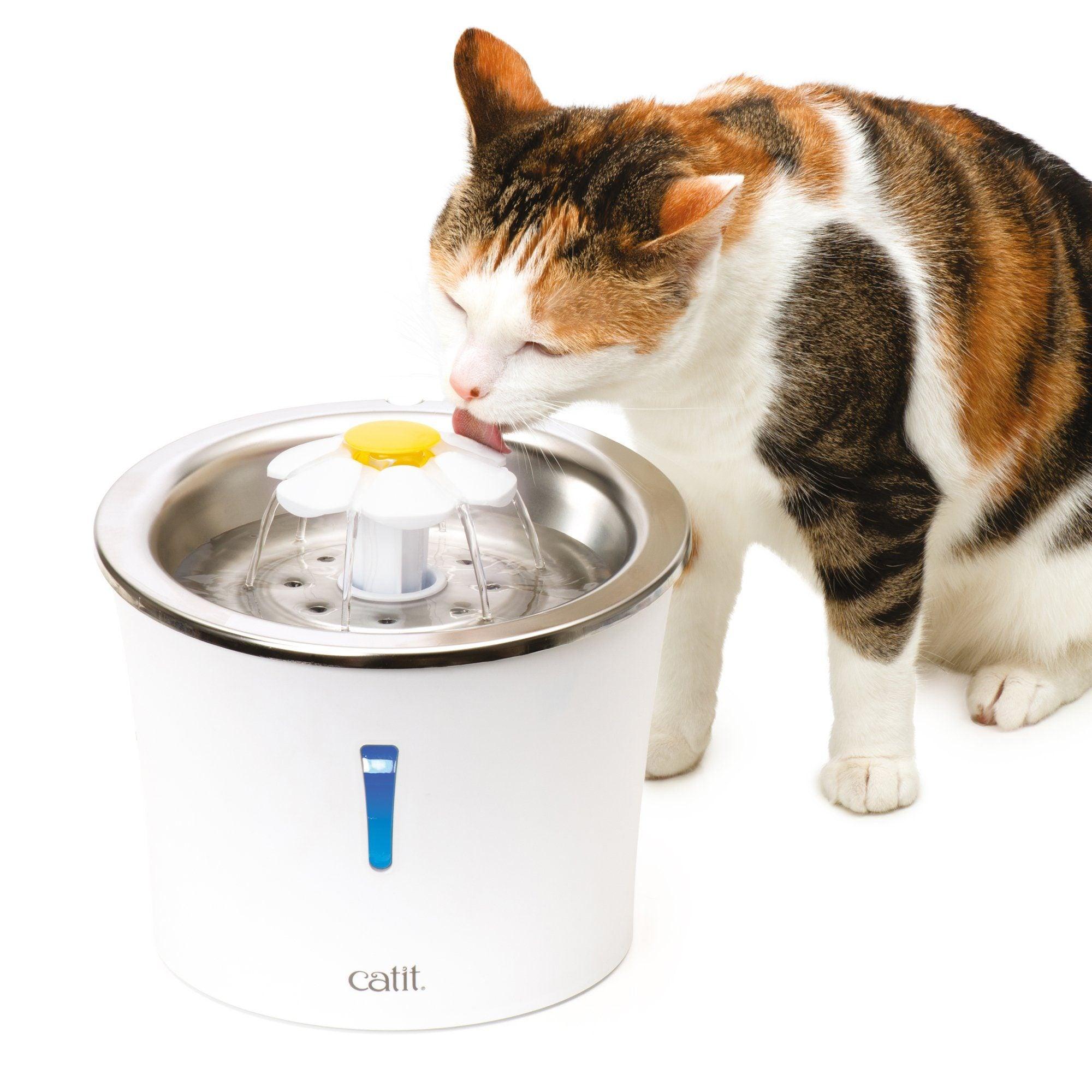 Catit Stainless Steel Flower Fountain - Image 2