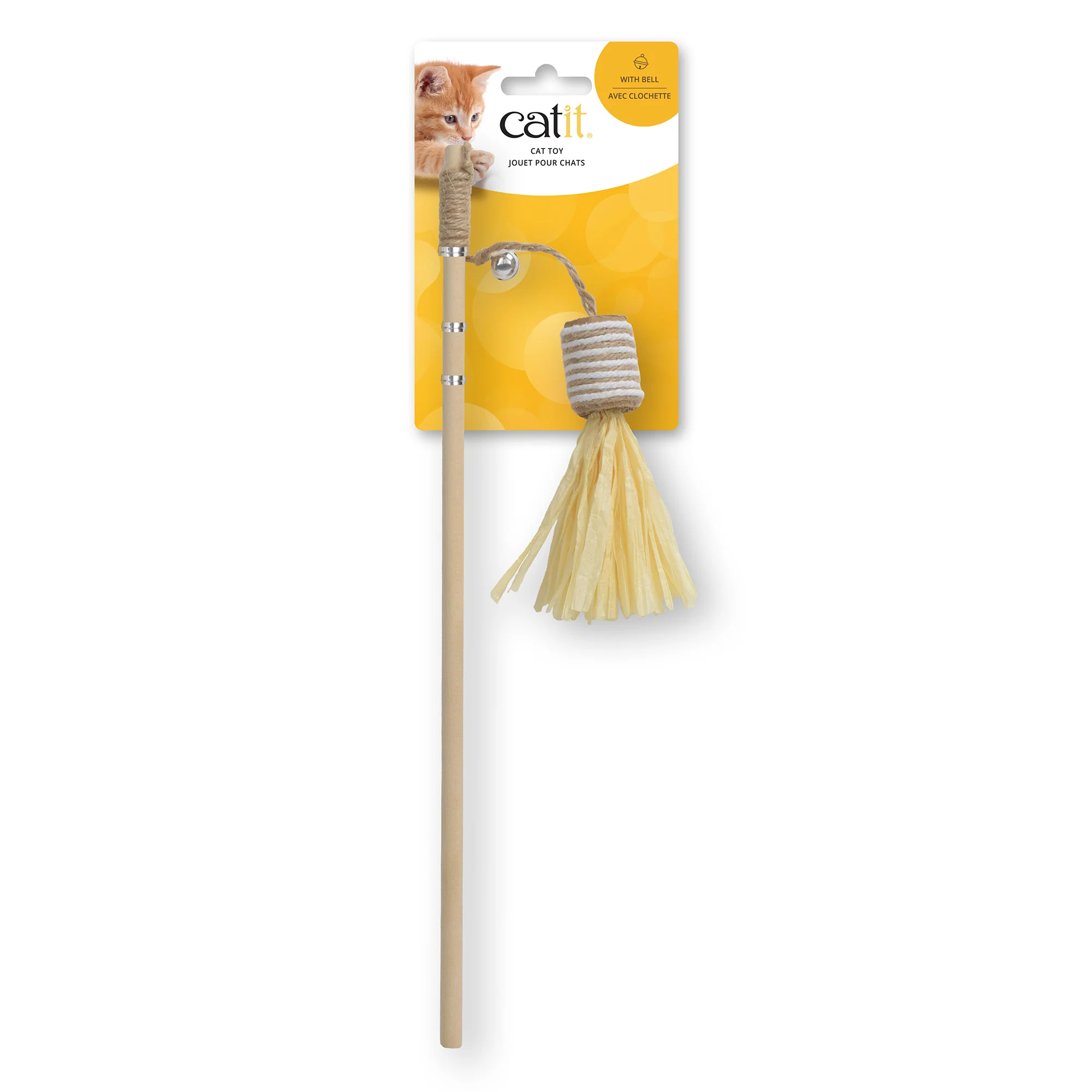 Catit Toy Teaser with Corrugated Roller
