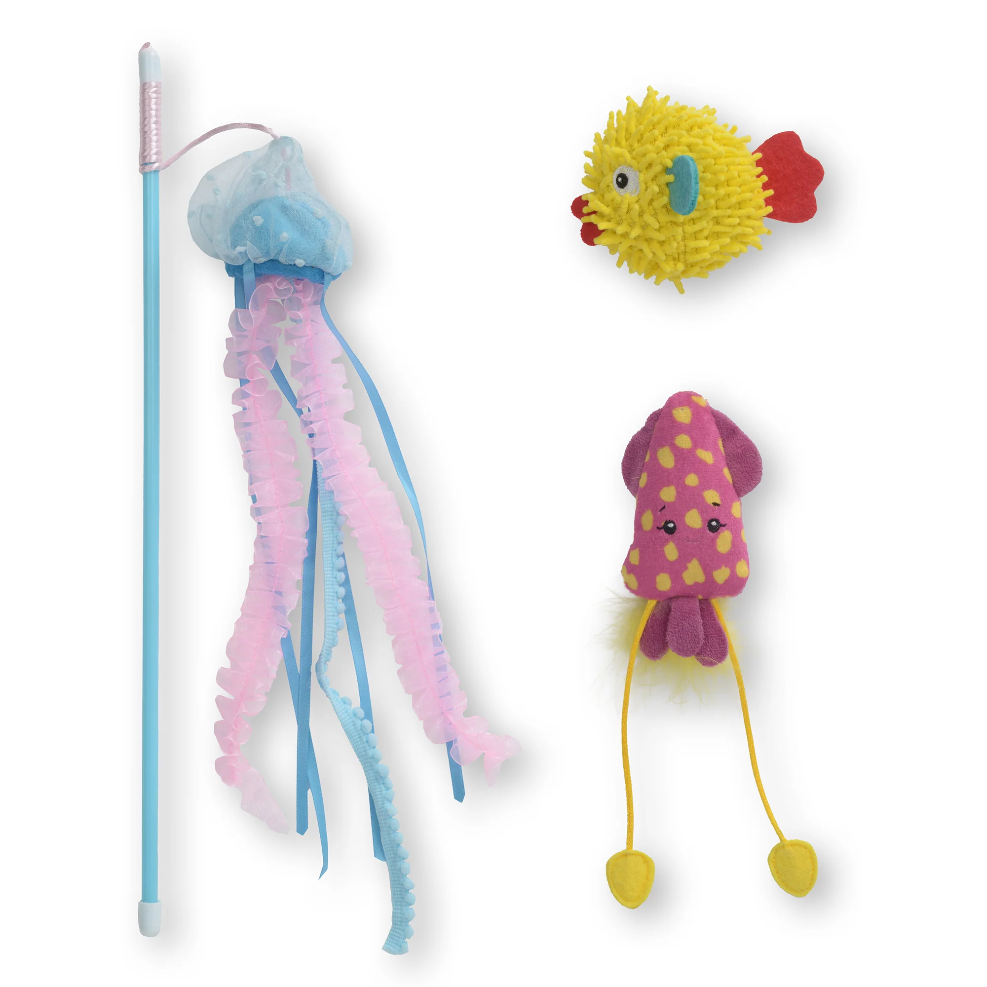 Catit Sea Animals Cat Teaser & 2 Cat Toys - Image 2
