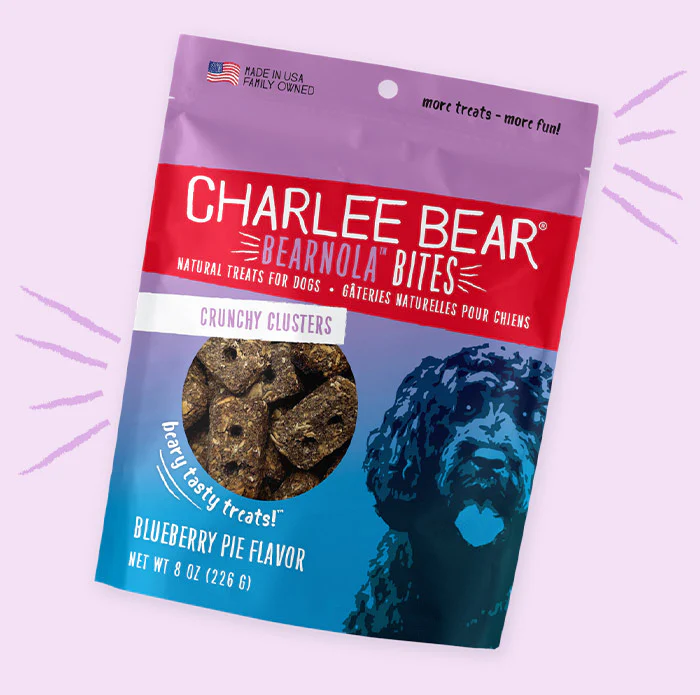 Charlee Bear Bearnola Bites Blueberry Pie Flavor