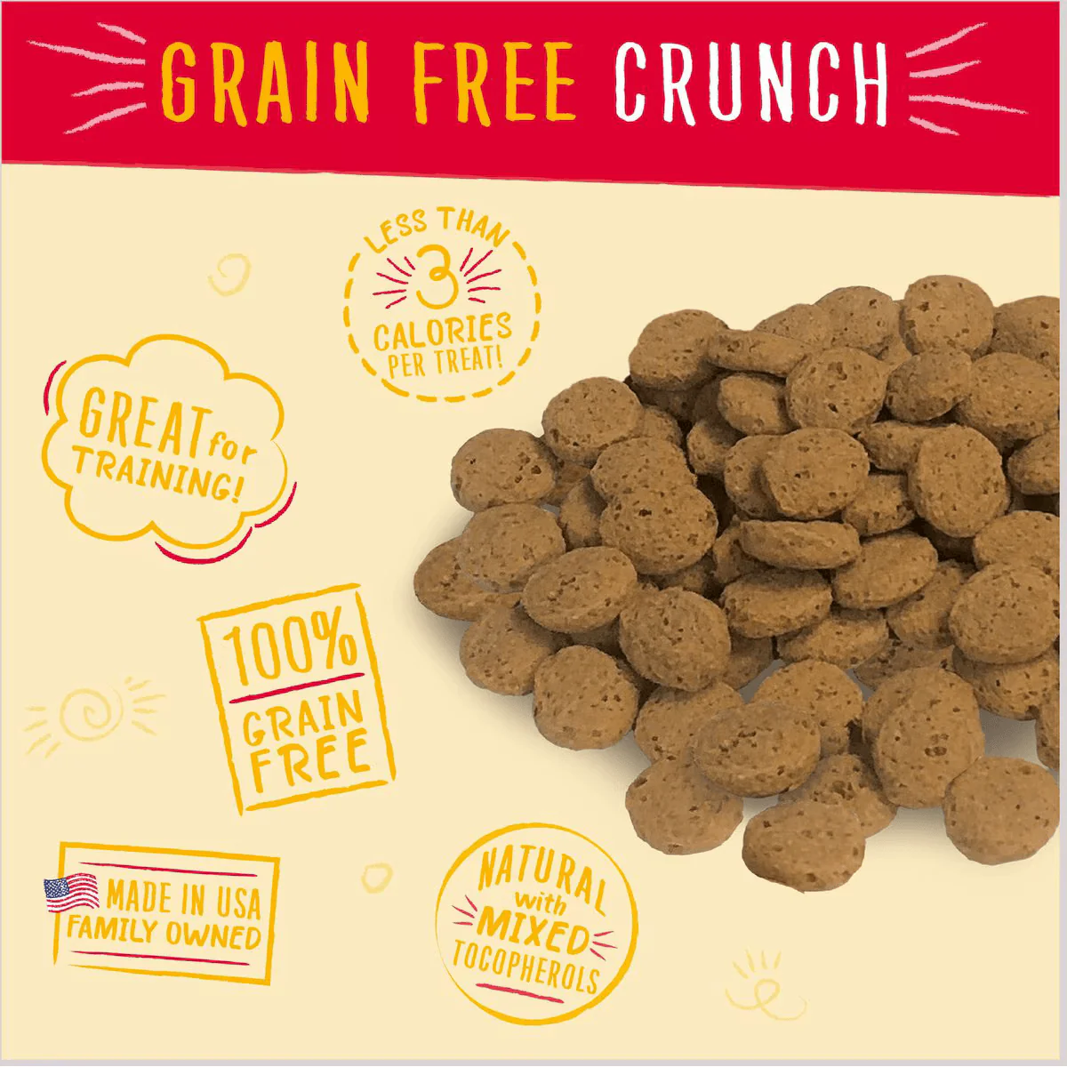Charlee Bear Dog Treats Grain Free Beef & Cheese - Image 2
