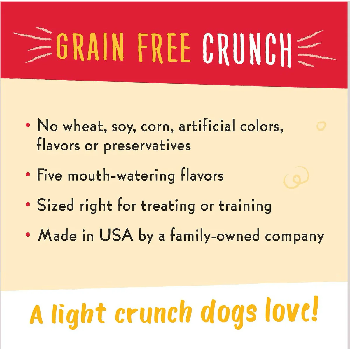 Charlee Bear Dog Treats Grain Free Beef & Cheese - Image 3
