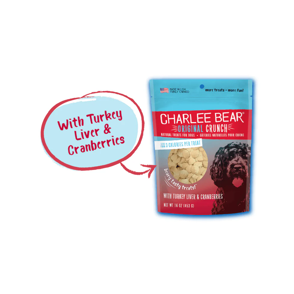 Charlee Bear Dog Treats Turkey & Cranberry - Image 2