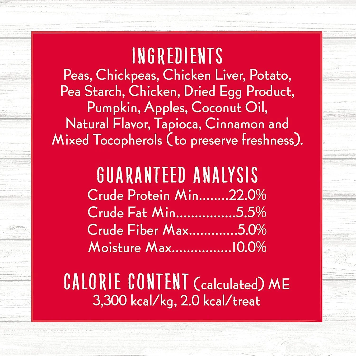 Charlee Bear Grain Free Crunch Chicken, Pumpkin & Apple Dog Treats - Image 6