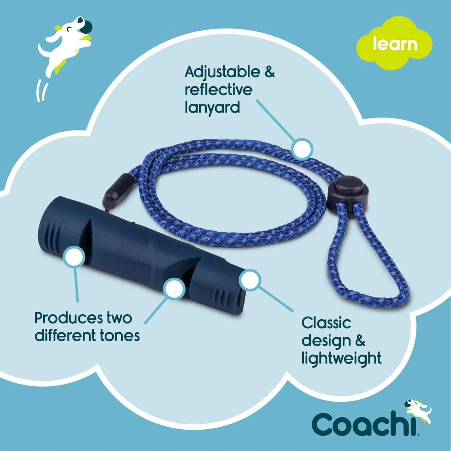 Coachi Two-Tone Whistle - Image 2