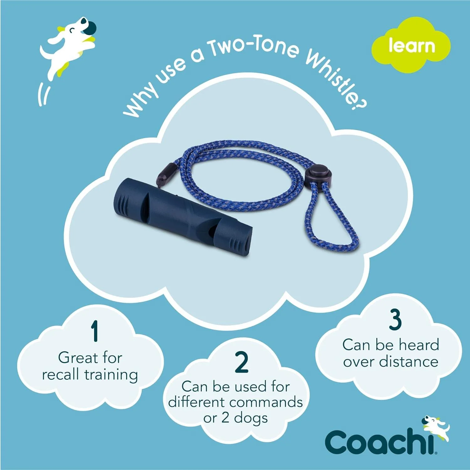 Coachi Two-Tone Whistle - Image 7