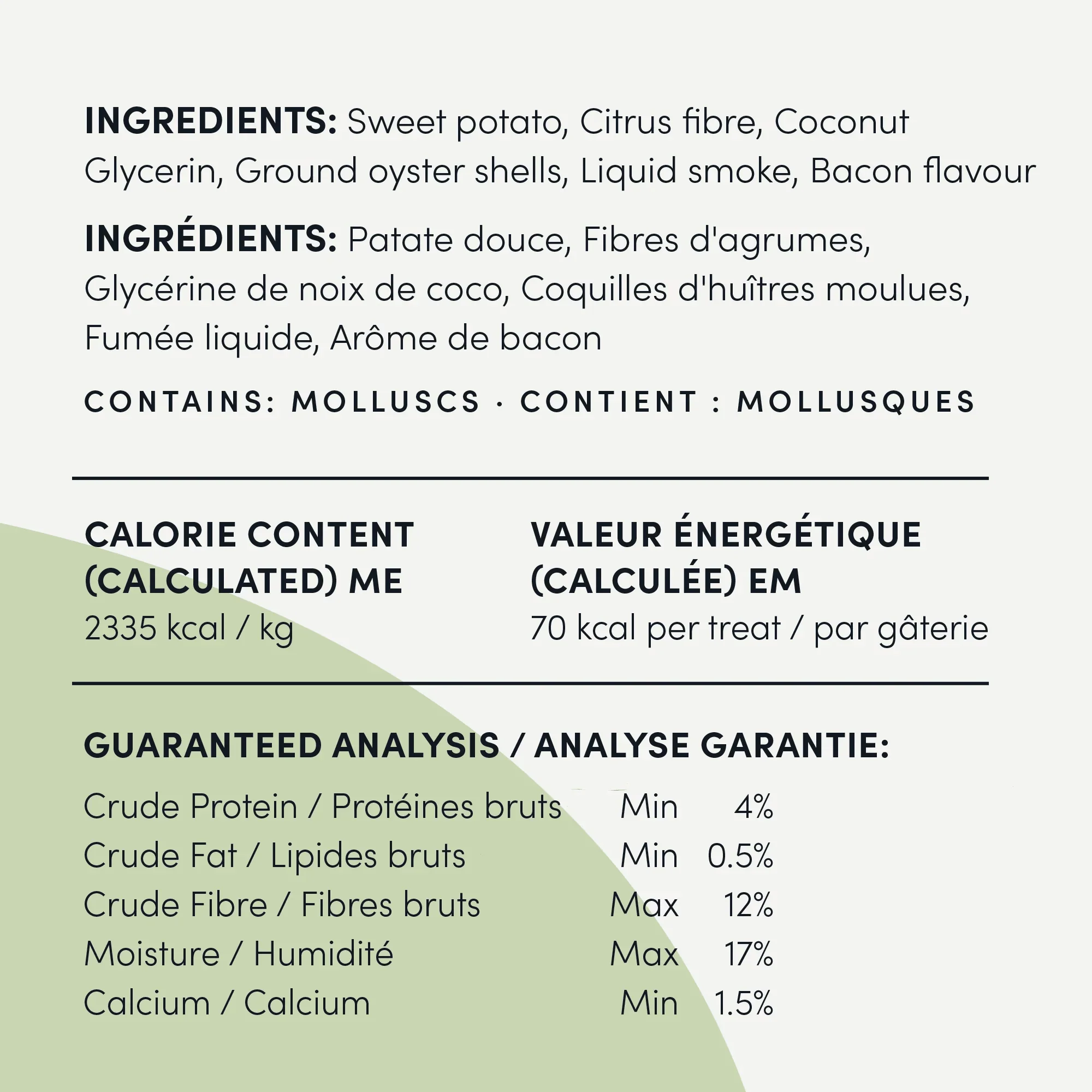 Crumps Naturals Plaque Busters Bacon Dog Treats - Image 3