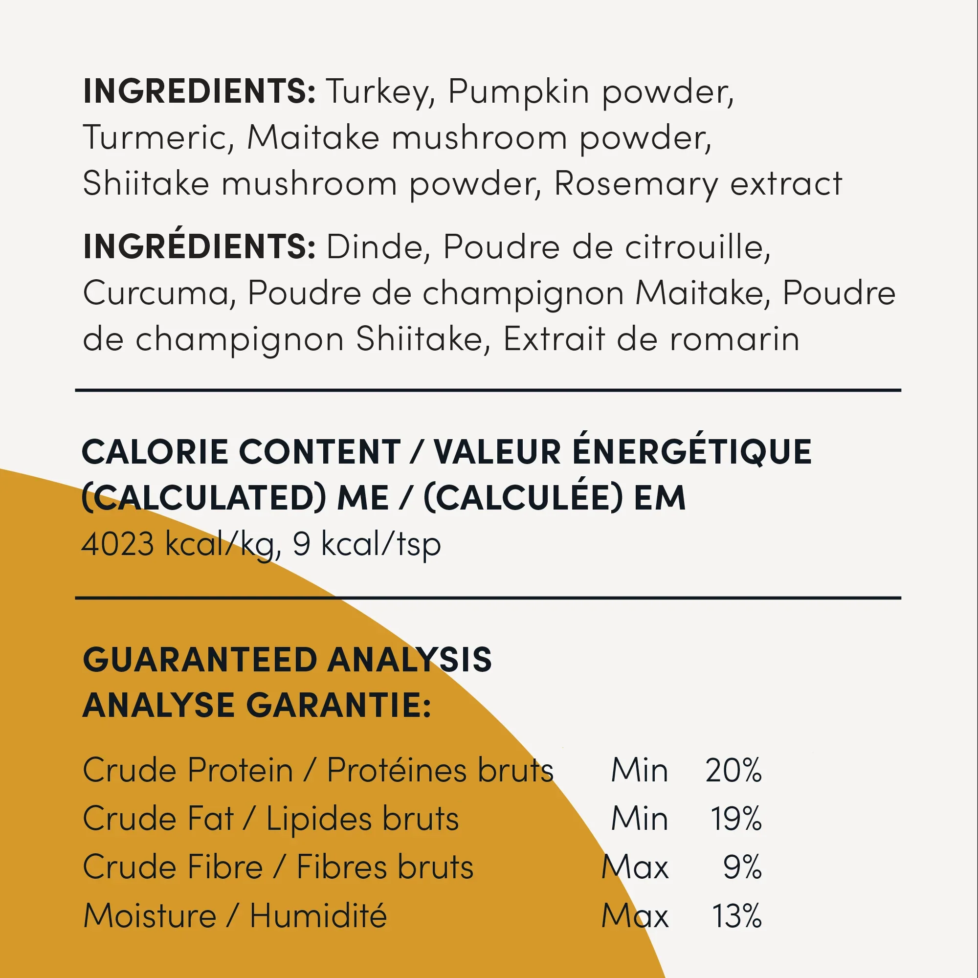 Crumps Naturals Turkey + Superfood Golds Sprinkles - Image 5