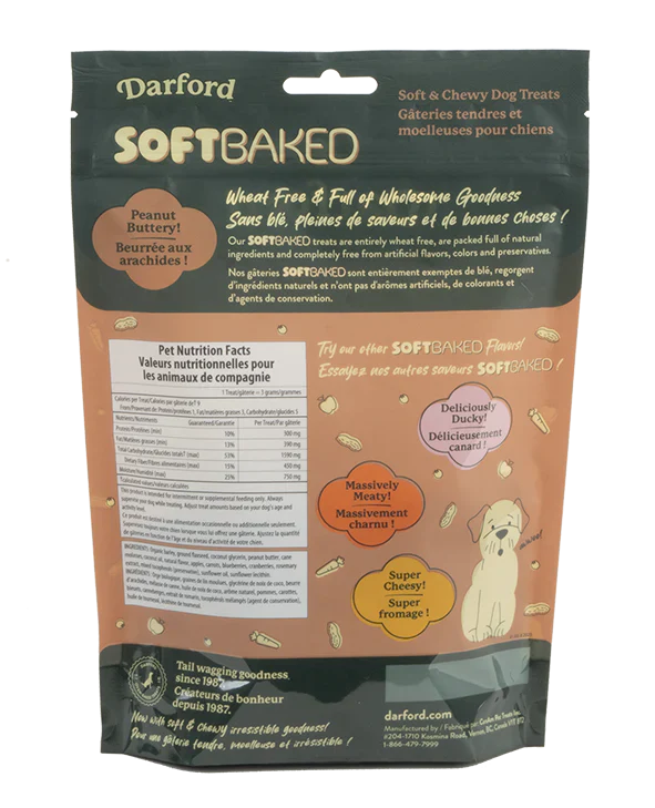 Darford Dog Soft Baked Super Peanut Butter Soft & Chewy Treats - Image 2