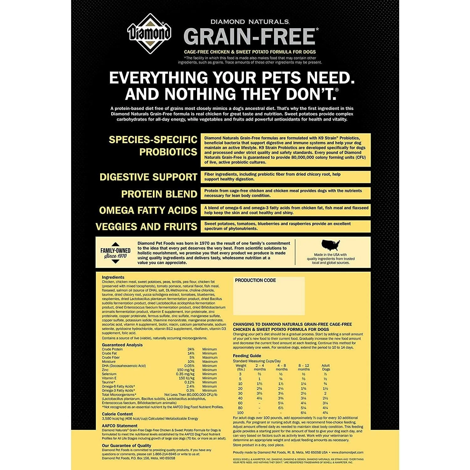Diamond Naturals Grain Free Chicken & Potato Dry Dog Food - Image 5