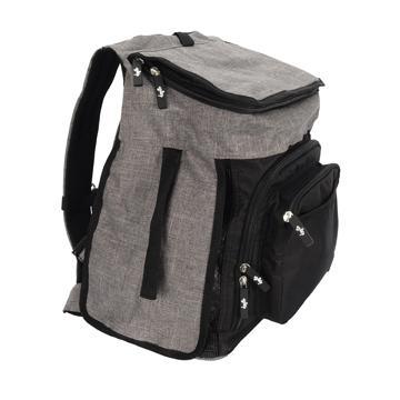 DogIt Explorer Soft Backpack Grey & Black - Image 2