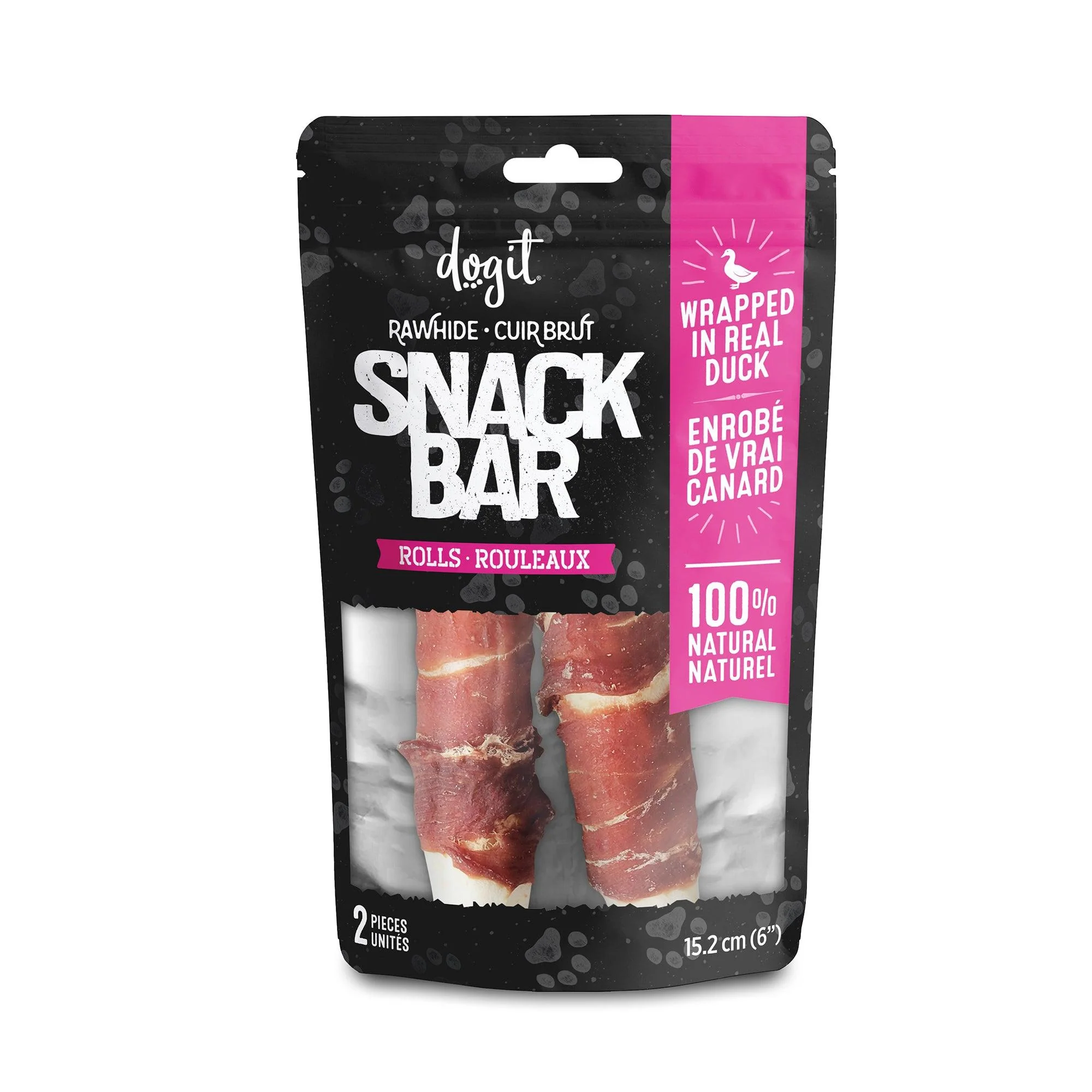 Dogit Snack Bar Dog Treats Duck Rawhide Twist - Image 6