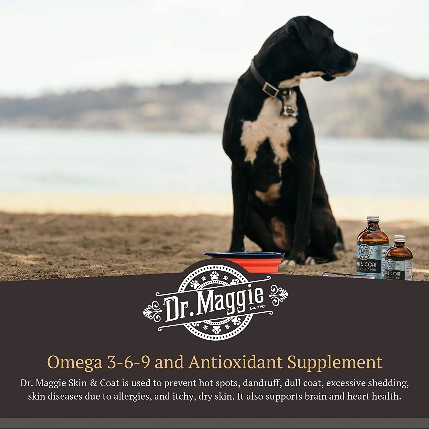 Dr. Maggie Skin and Coat Omega 3 Supplement with Fish Oil, Flax, and Olive Oil - Image 6