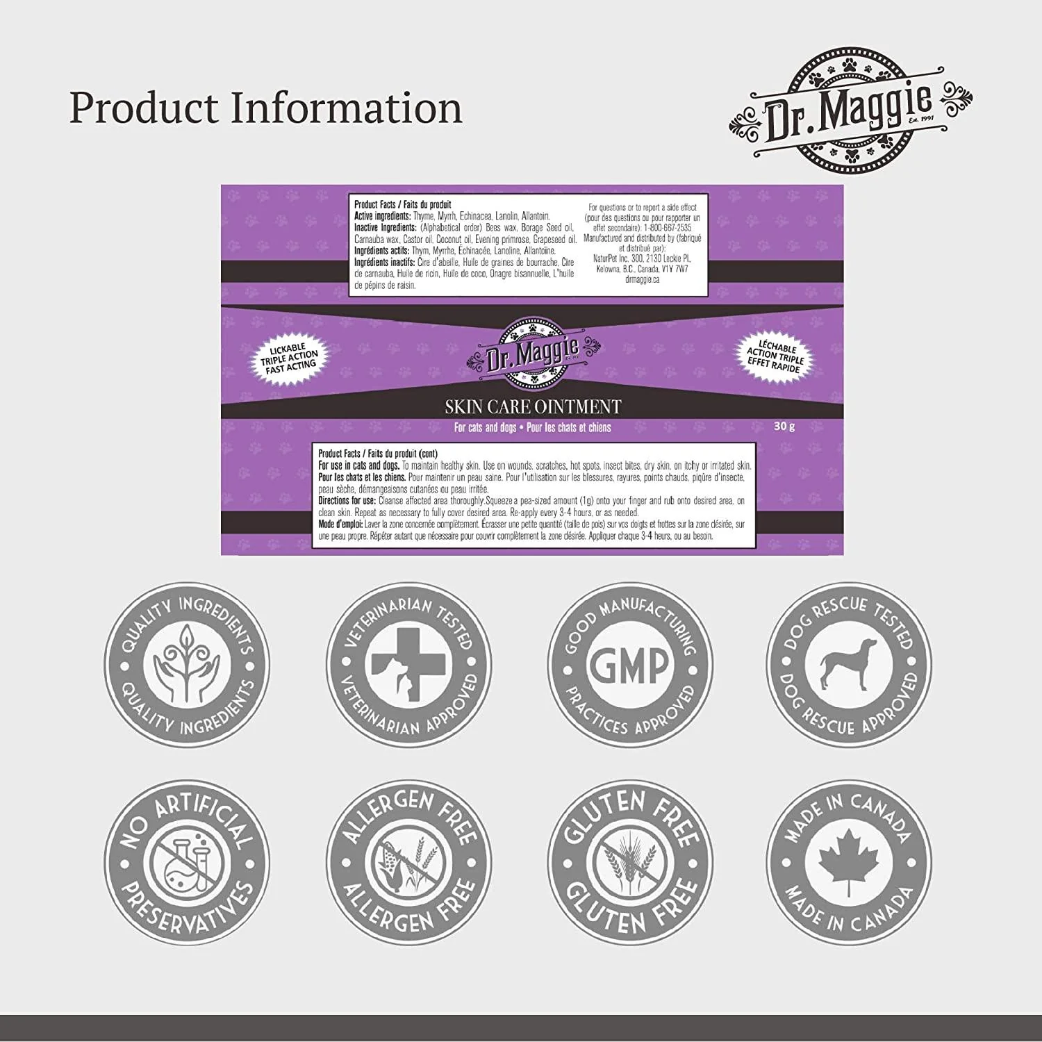 Dr. Maggie Skin Care Ointment for Dogs and Cats - Image 4