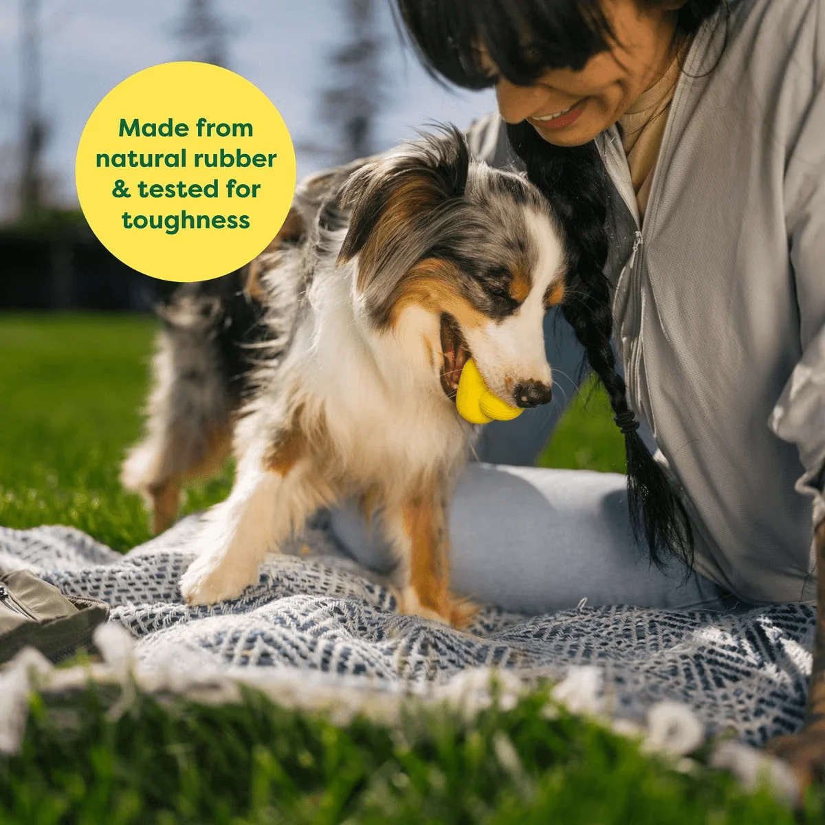 Earth Rated Rubber Fetch Chew Dog Toy - Image 6