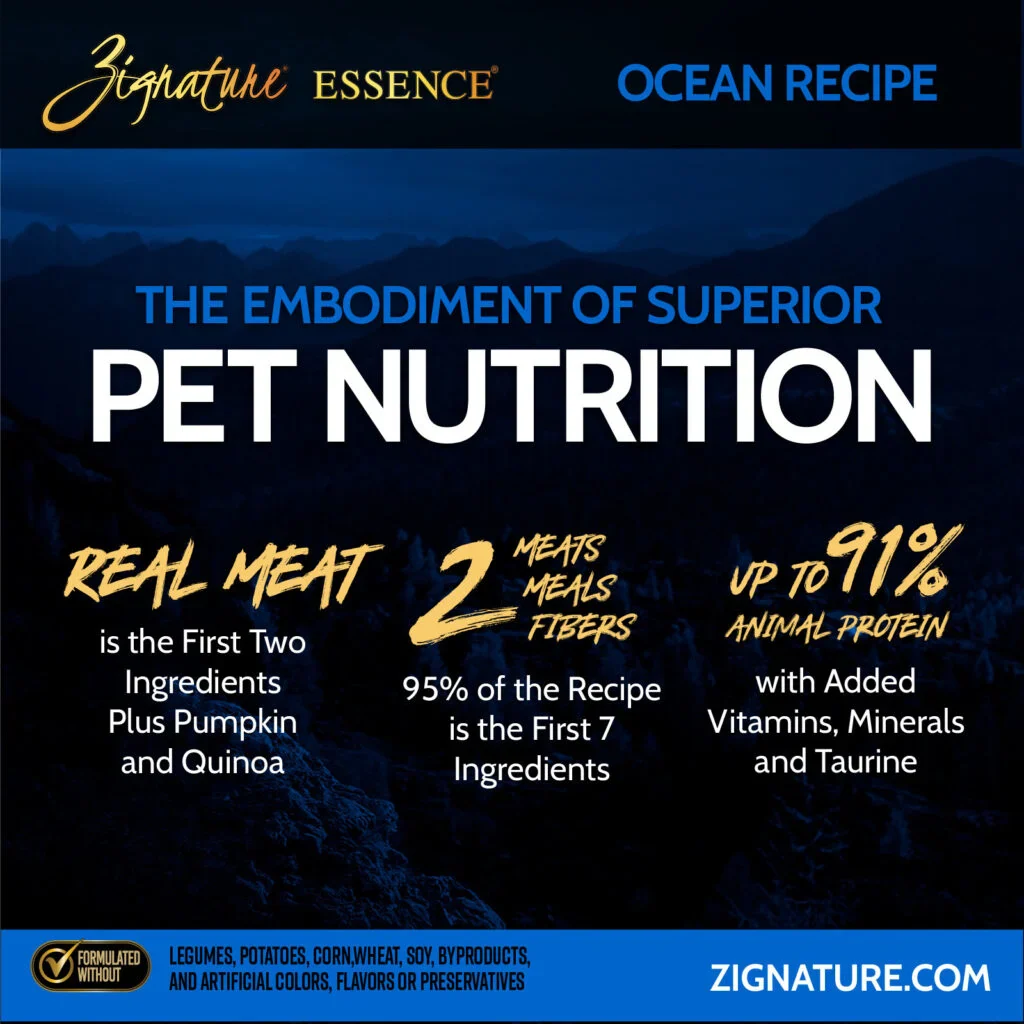 Zignature Essence Limited Ingredient Ocean Recipe - Image 3