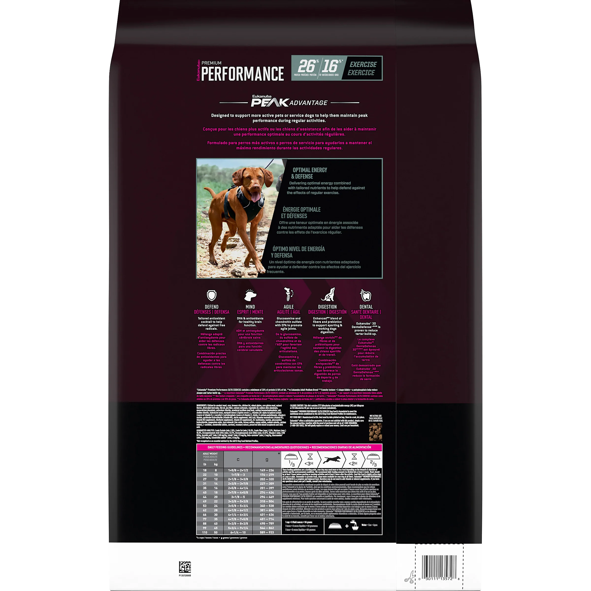 Eukanuba Premium Performance 26/16 Exercise Dry Dog Food - Image 2
