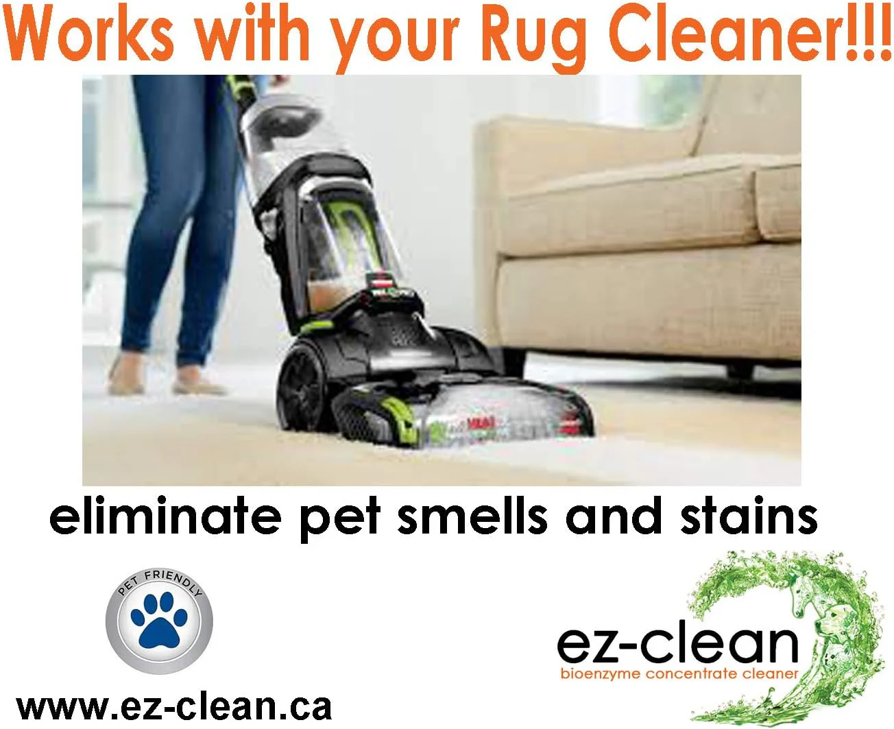 Ez-Clean Odour & Stain Remover Original Scent - Image 5