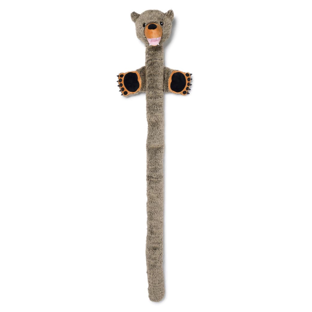 Fabdog Twisty Grizzly Bear Plush Dog Toy - Image 3