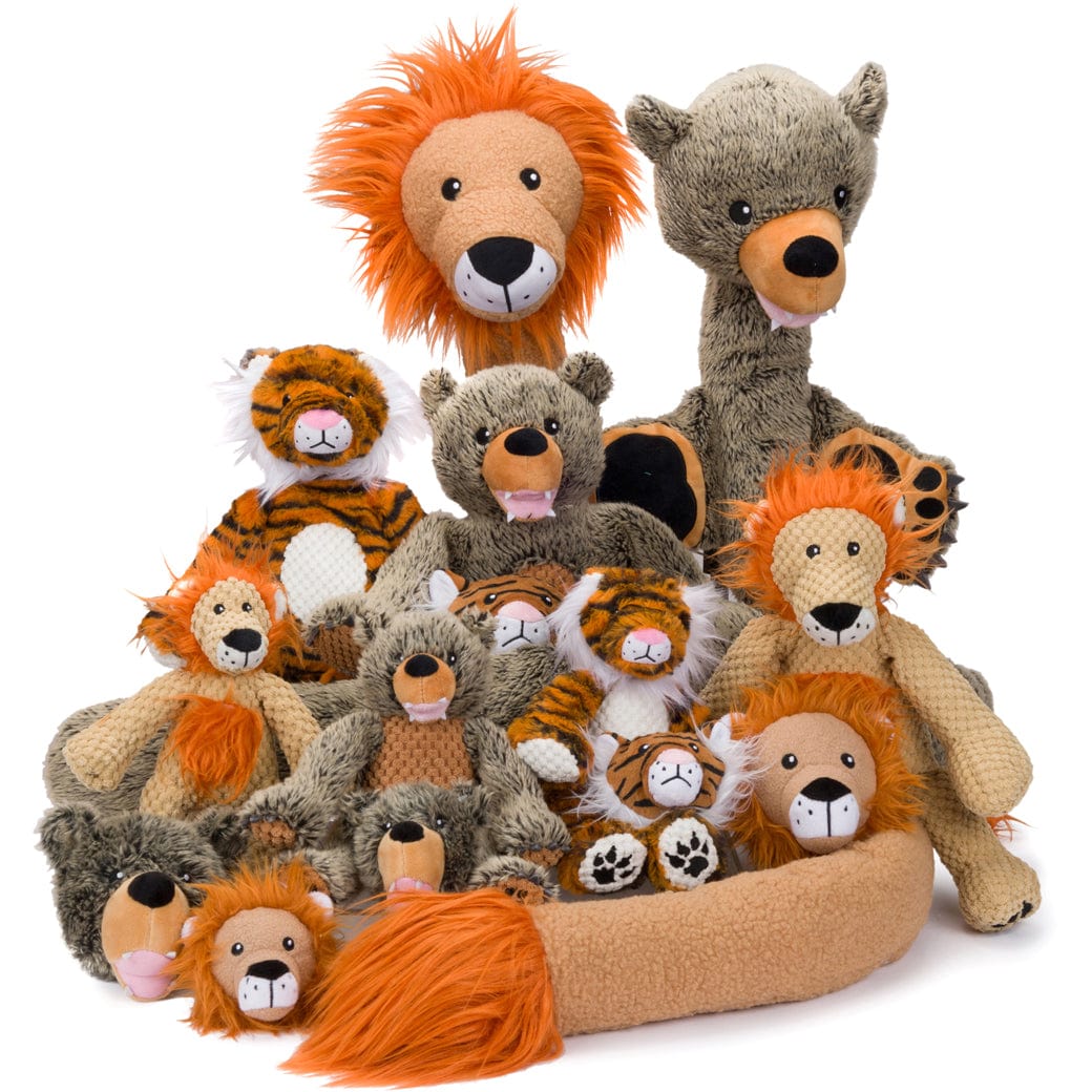 Fabdog Twisty Lion Plush Dog Toy - Image 5