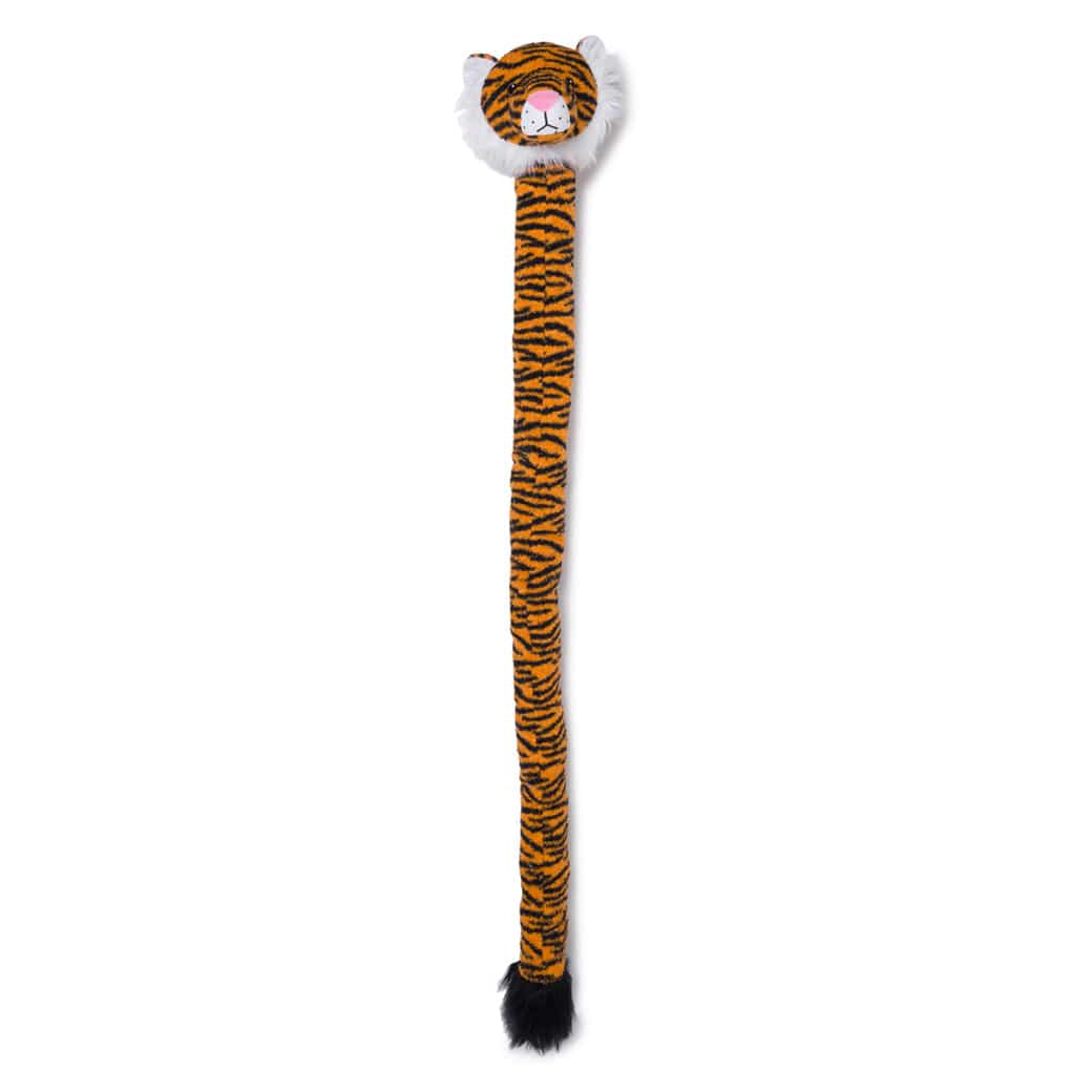 Fabdog Twisty Tiger Plush Dog Toy - Image 3