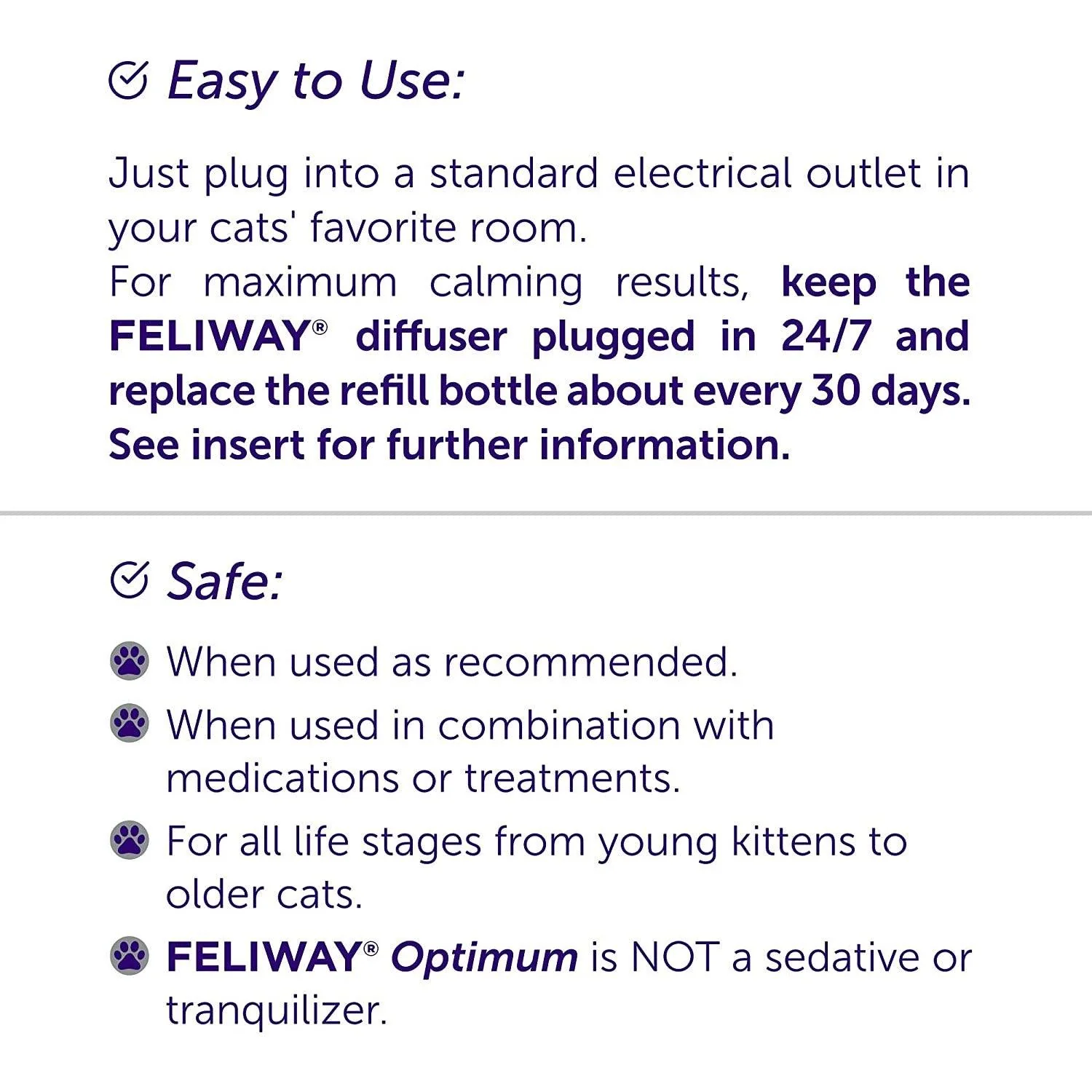 FELIWAY Optimum Cat, Enhanced Calming Pheromone Diffuser, 30 Day Starter Kit - Image 7