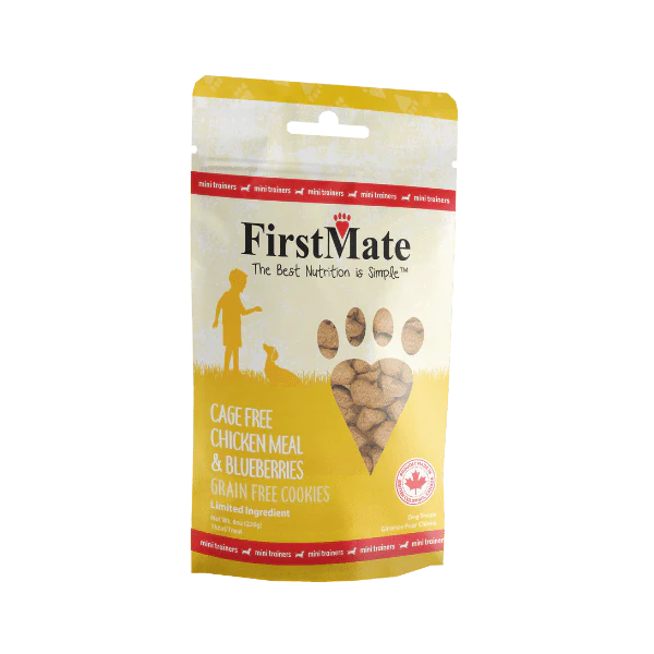 FirstMate Chicken With Blueberry Mini Trainers Dog Treats