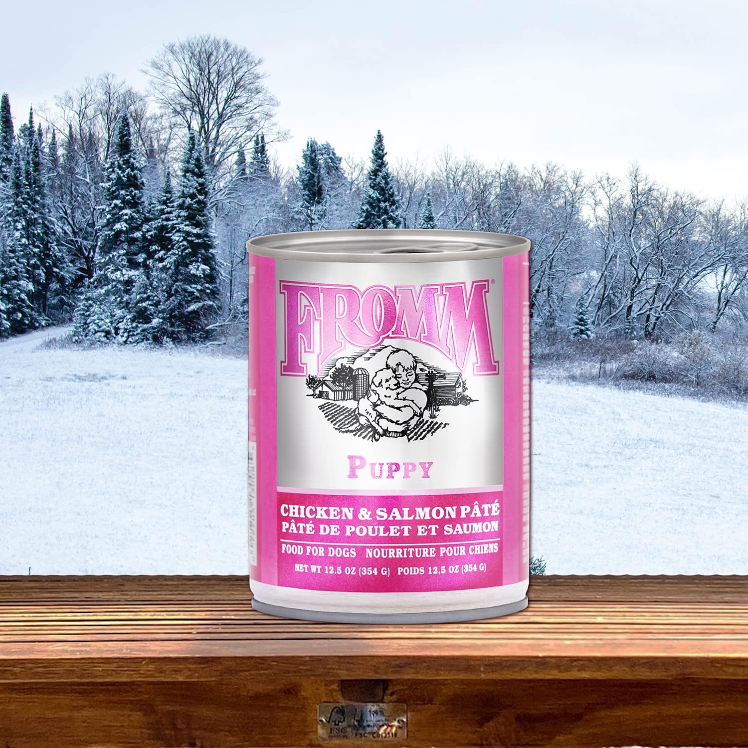 Fromm Canned Dog Food Classic Puppy Chicken and Salmon - Image 2