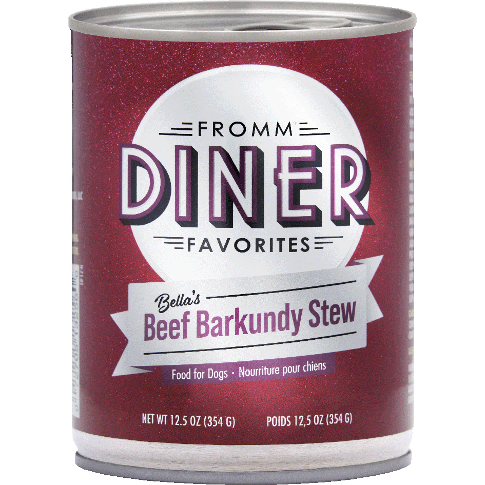 Fromm Diner Bella's Beef Barkundy Stew Canned Dog Food