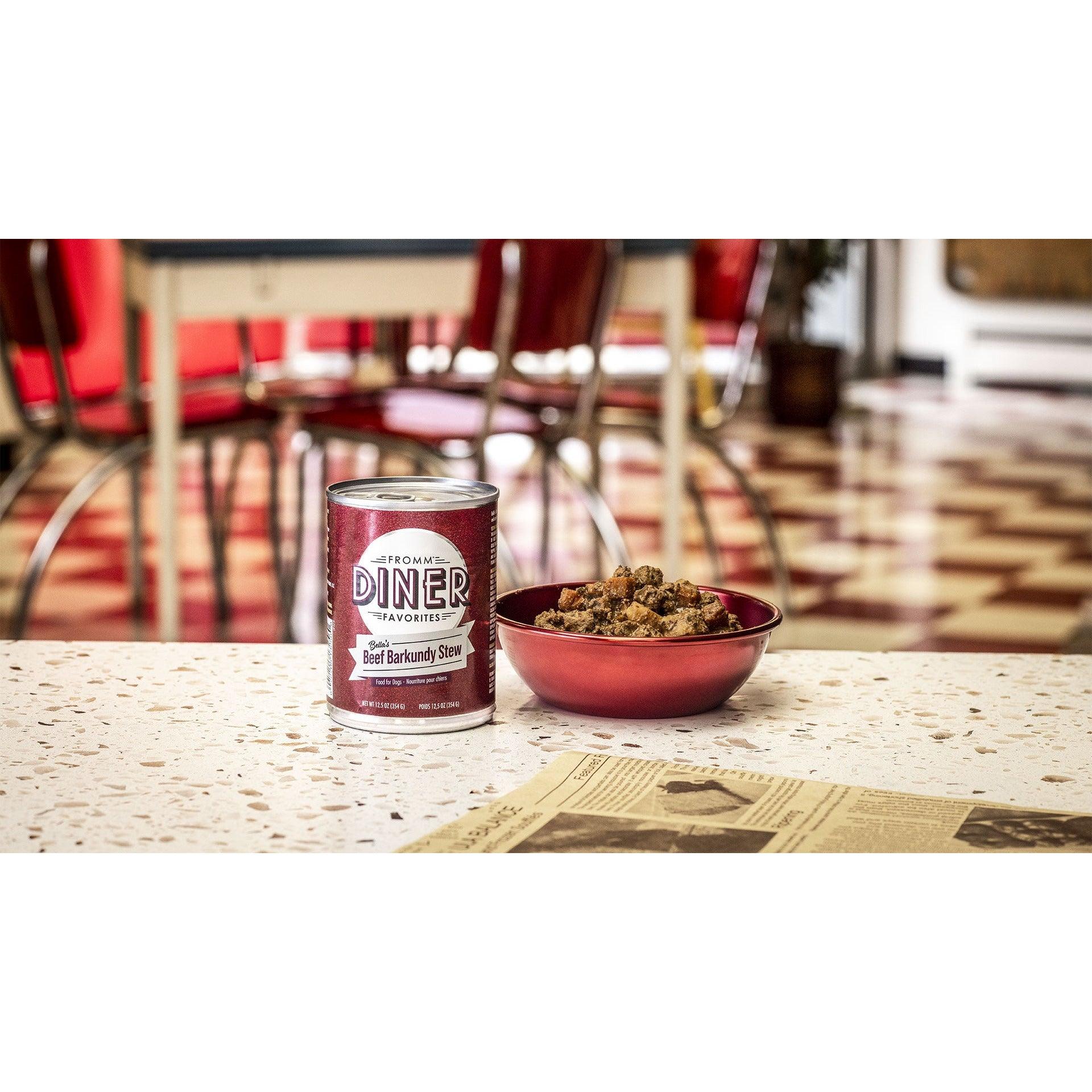 Fromm Diner Bella's Beef Barkundy Stew Canned Dog Food - Image 2