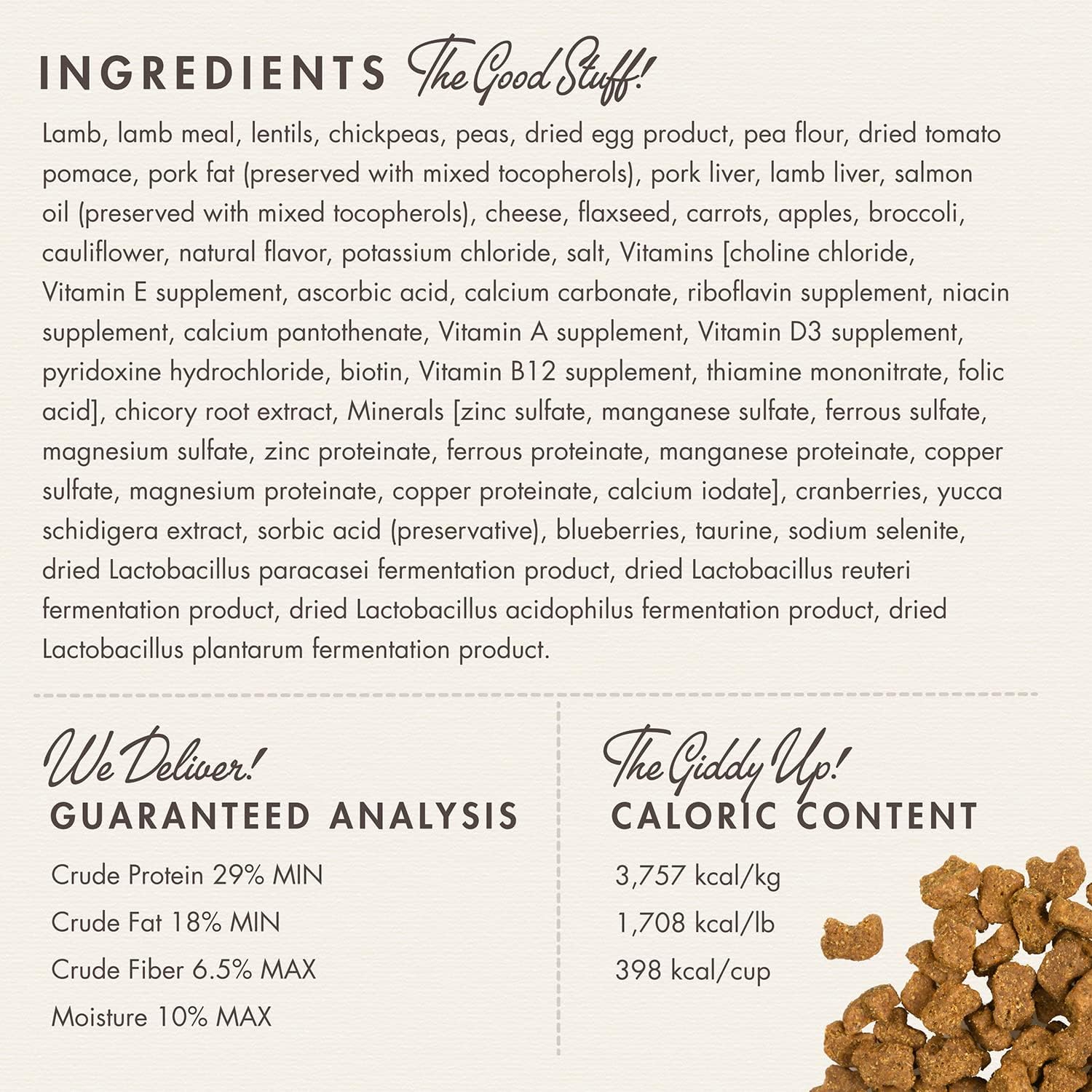 Fromm Four Star Canine Lamb & Lentil Dog Food Recipe - Image 3