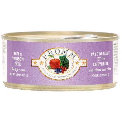 Fromm Four Star Canned Cat Food Beef & Venison Pate