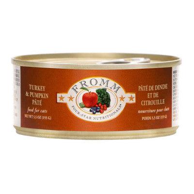 Fromm Four Star Canned Cat Food Turkey & Pumpkin Pate